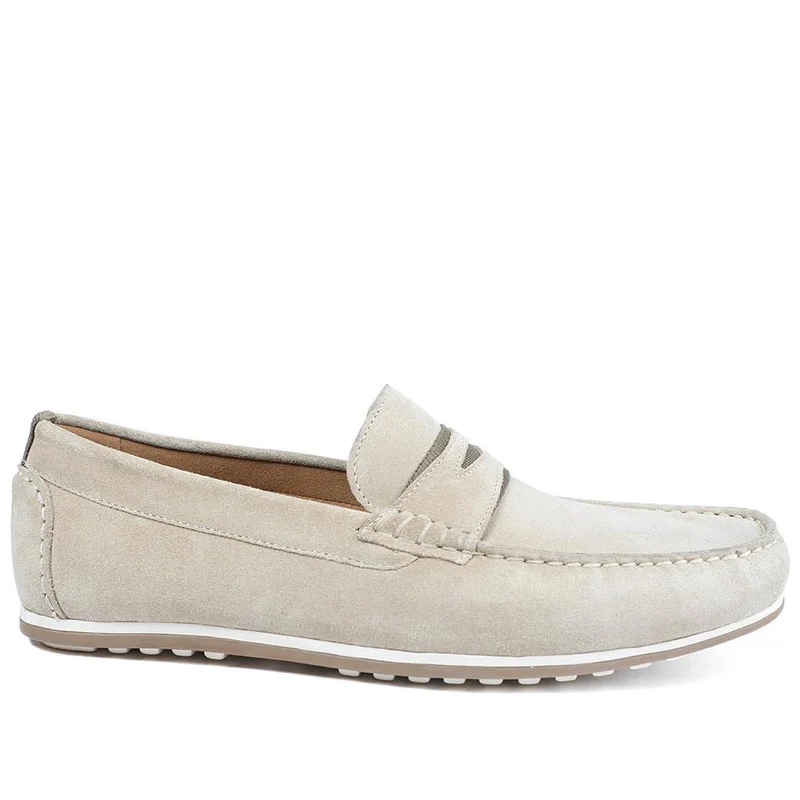 Bonetti3 All-Leather Loafers - BONETTI3 / 328 713 - Sand Suede