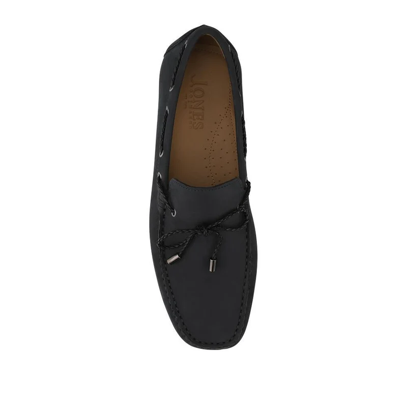 Pedro Leather Tasselled Loafers - PEDRO / 328 711 - Navy Nubuck