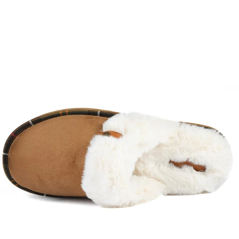 Barbour Claudia Mule Slippers - BARBR42507 / 328 566 - Tan