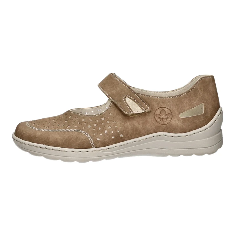 Rieker Slipper/Kletthalbschuh luftdurchlässig (durchbrochenes/geflochtenes Obermaterial)