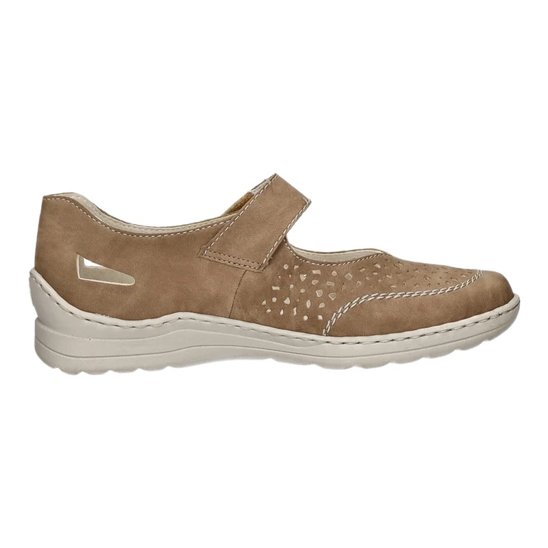 Rieker Slipper/Kletthalbschuh luftdurchlässig (durchbrochenes/geflochtenes Obermaterial)