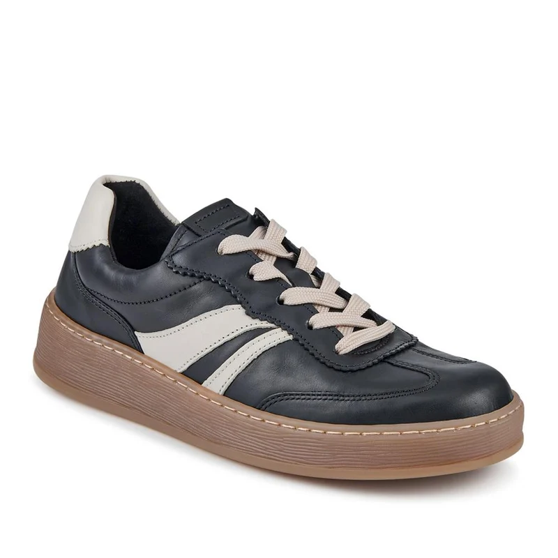 Dahma Gabor Leather Lace-Up Trainers - GAB42510 / 328 029 - Black Multi