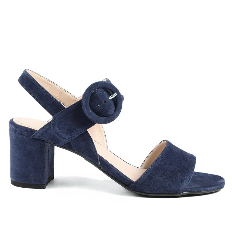 Garnett Smart Leather Sandals - GARNETT / 329 110 - Navy Suede