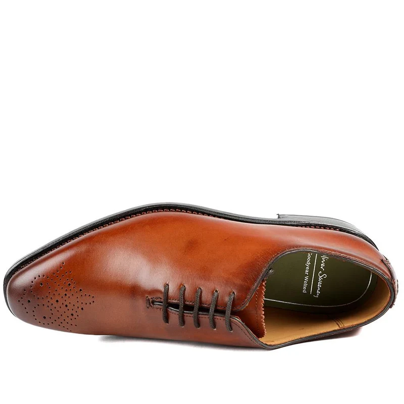 Oliver Sweeney Yeldham Leather Shoes - OLIVR43502 / 329 194 - Cognac