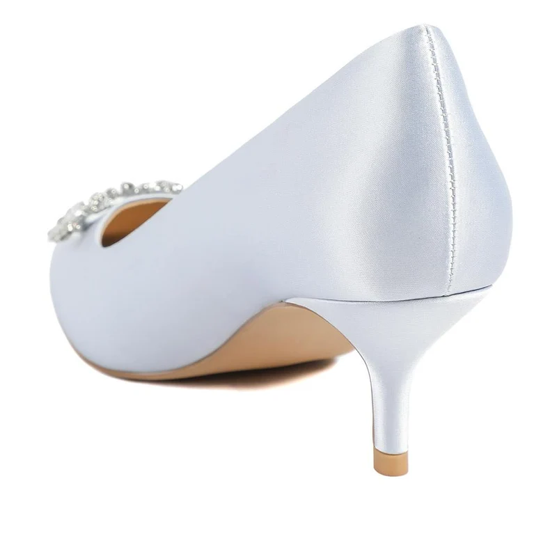 Ysobel Jewelled Occasion Court Shoes - YSOBEL / 329 099 - Pale Blue