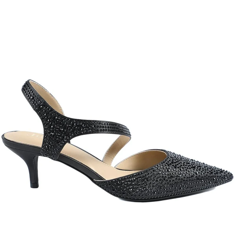 Zula Embellished Occasion Court Shoes - ZULA / 329 096 - Black