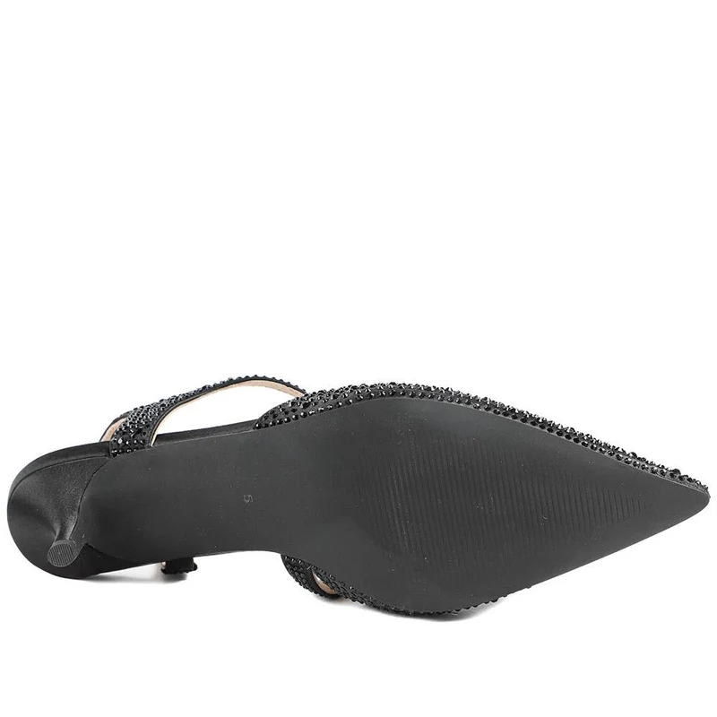 Zula Embellished Occasion Court Shoes - ZULA / 329 096 - Black