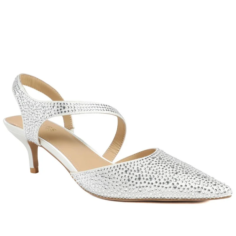 Zula Embellished Occasion Court Shoes - ZULA / 329 096 - Ivory