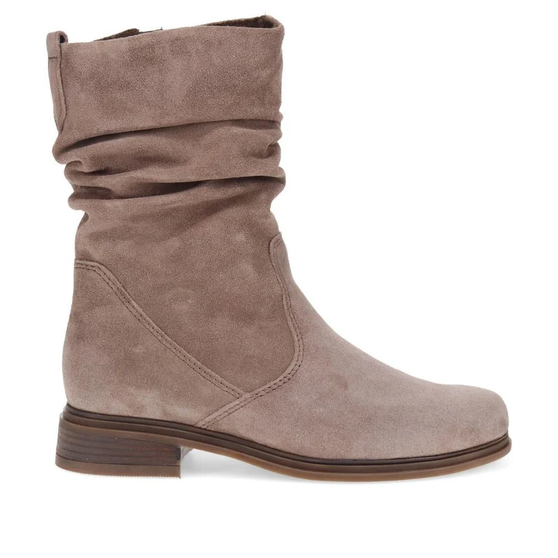 Hodie Leather Slouch Ankle Boots - GAB40507 / 325 881 - Grey Suede