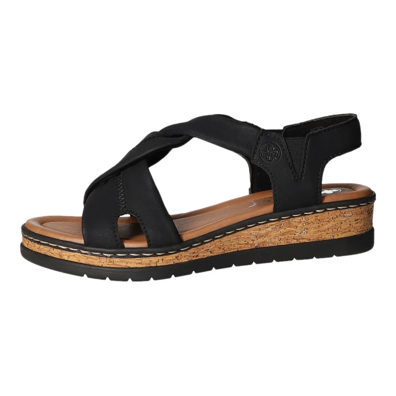 Rieker Keil Sandalette ab 30mm Sohlenhöhe
