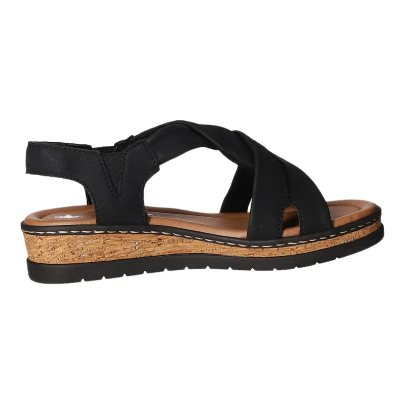 Rieker Keil Sandalette ab 30mm Sohlenhöhe