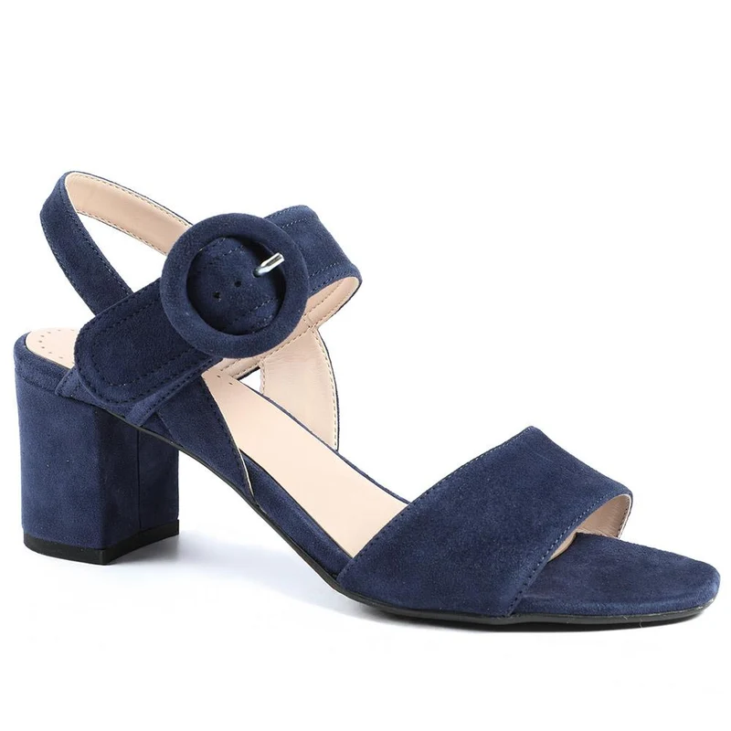 Garnett Smart Leather Sandals - GARNETT / 329 110 - Navy Suede