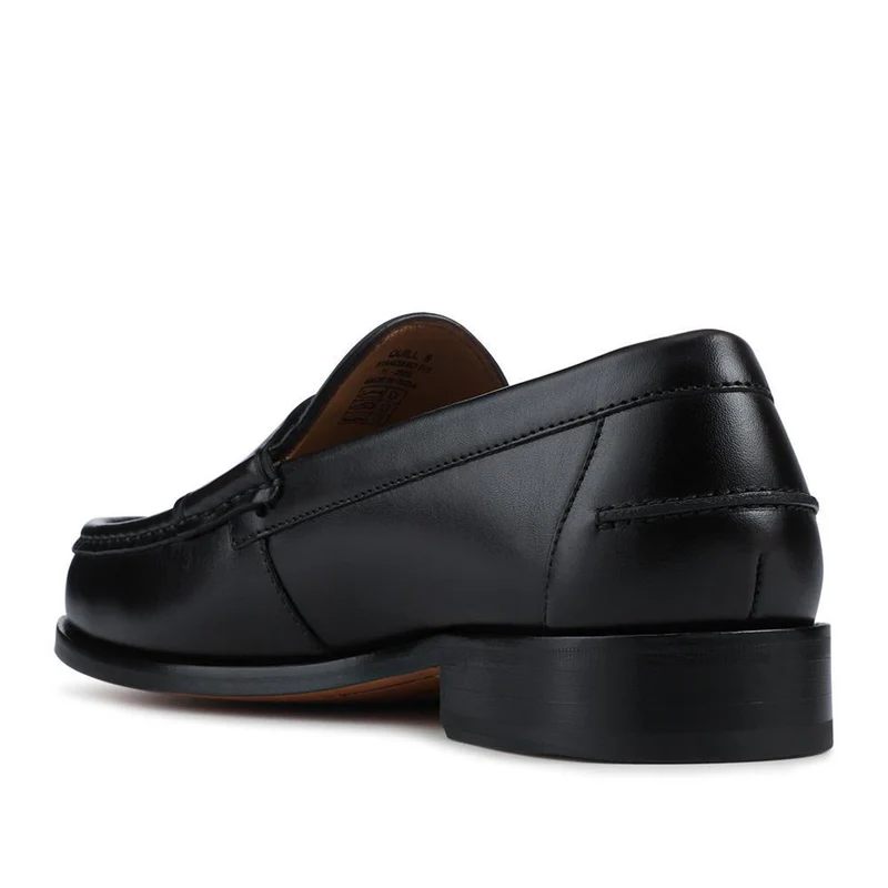 Quill Smart Leather Penny Loafers - QUILL / 328 715 - Black