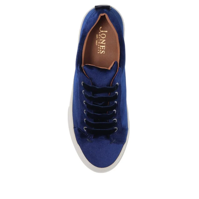 Azura Casual Velvet Trainers - AZURA / 326 576 - Navy