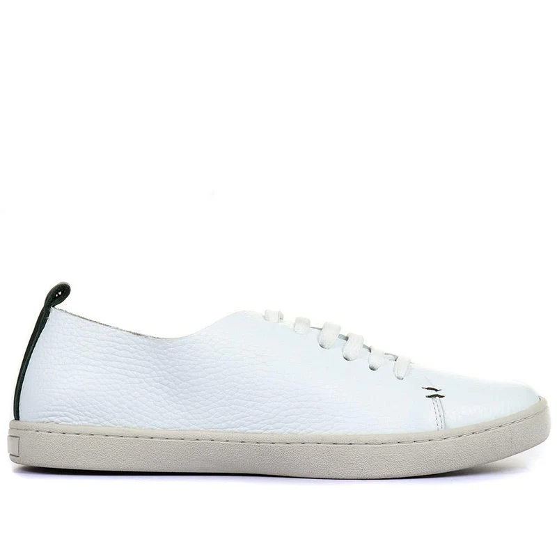 Midwood Women's Leather Trainers - MIDWOOD / 320 084 - White