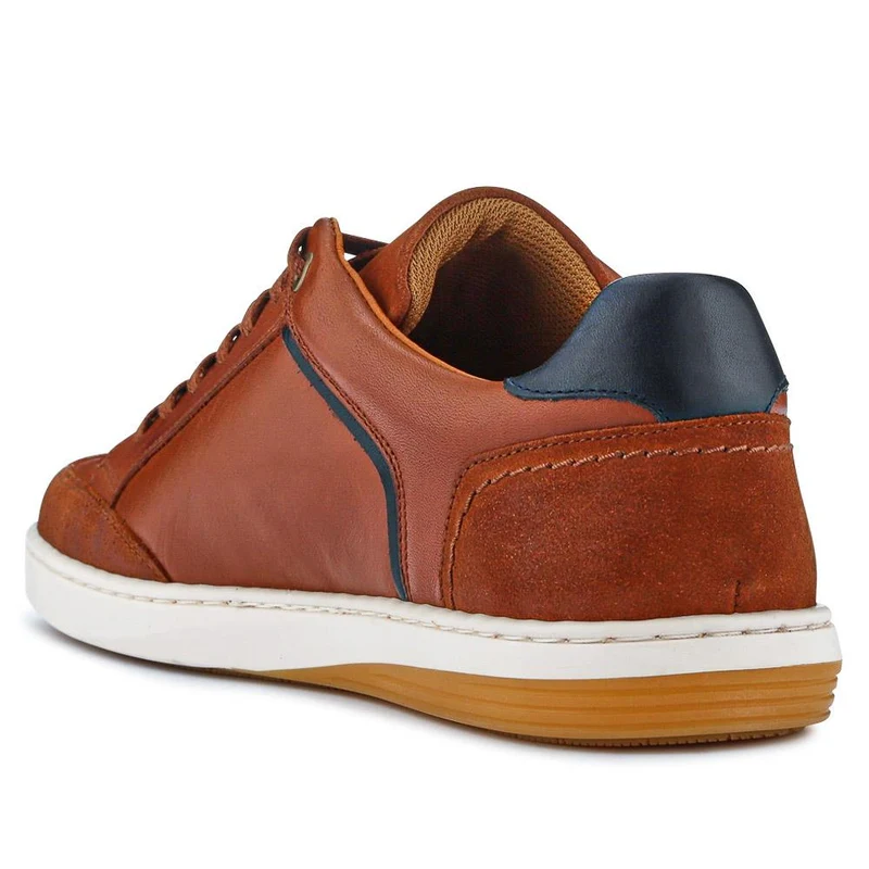 San Diego Leather Trainers - SANDIEGO / 327 427 - Tan Multi