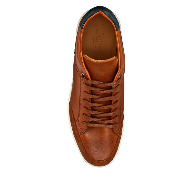 San Diego Leather Trainers - SANDIEGO / 327 427 - Tan Multi