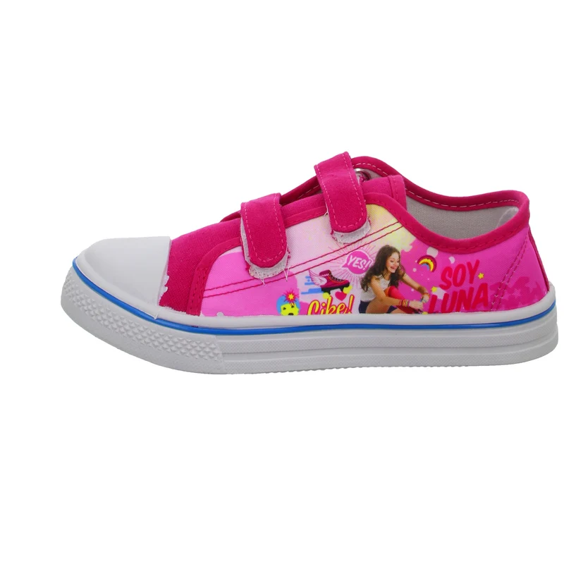 Soy Luna Leinen Slipper/Kletthalbschuh
