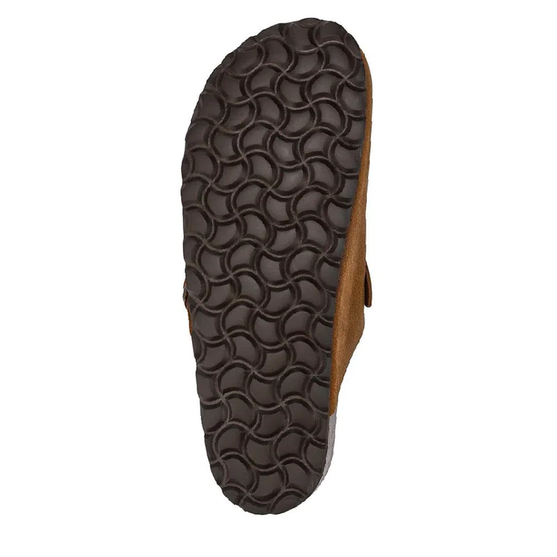 Hestina Leather Mules - HESTINA / 327 515 - Tobacco
