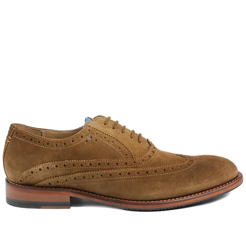 Oliver Sweeney Ledwell Suede Brogues - OLIVR43500 / 329 193 - Tan Suede