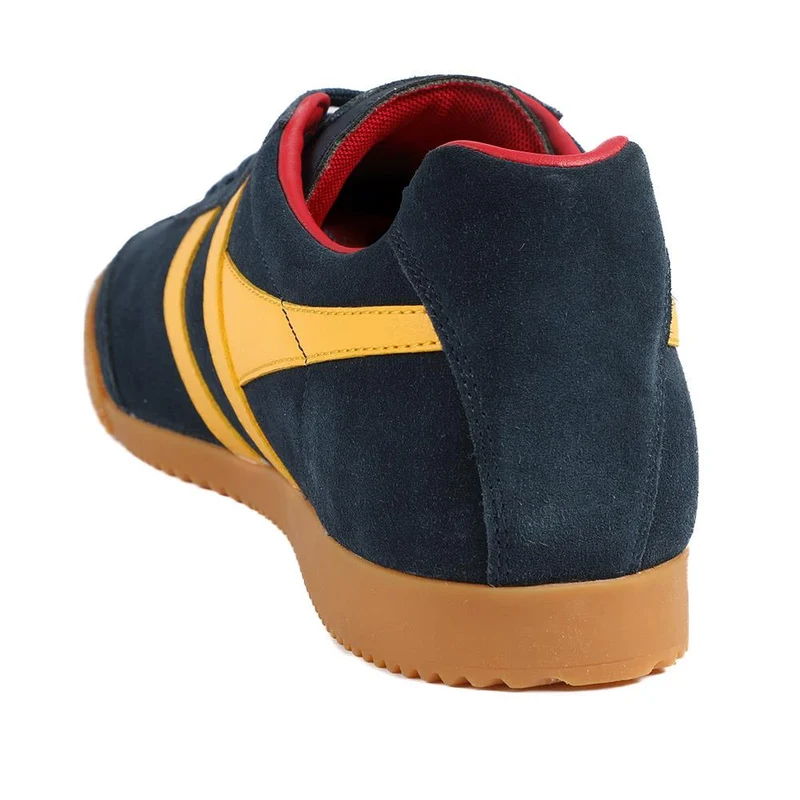 Gola Classics Men's Harrier Suede Trainers - JAC43509 / 328 801 - Navy-Yellow