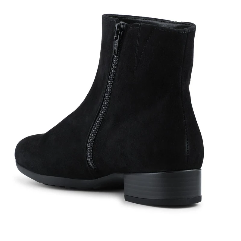 Buzz Gabor Smart Block Heel Leather Ankle Boots - GAB42519 / 327 885 - Black
