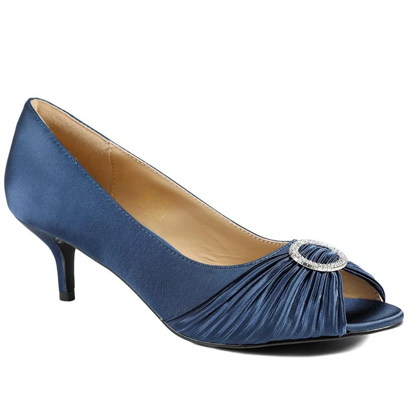 Zephira Elegant Stiletto Heel Court Shoes - ZEPHIRA / 329 097 - Navy