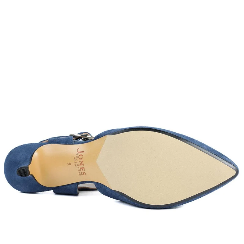 Yohanna Leather Court Shoes - YOHANNA / 325 144 - Navy Suede