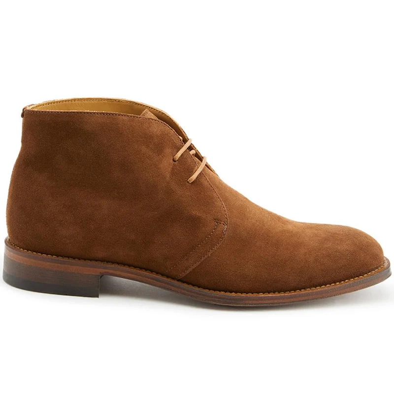 Campbell Blake Stitched Suede Desert Boots - CAMPBELL / 321 132