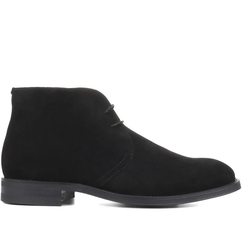 Campbell Blake Stitched Suede Desert Boots - CAMPBELL / 321 132
