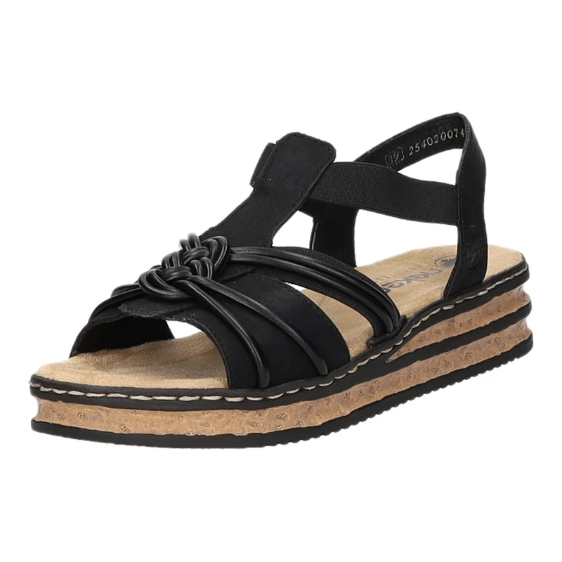 Rieker Keil Sandalette ab 30mm Sohlenhöhe