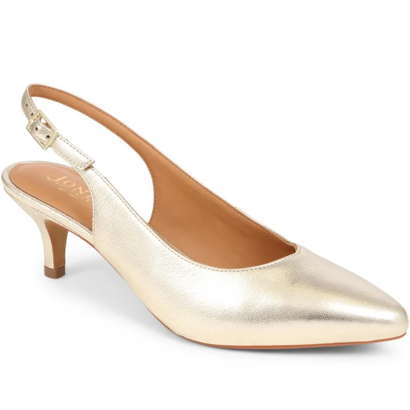 Zaria Slingback Heels - ZARIA / 325 142 - Gold