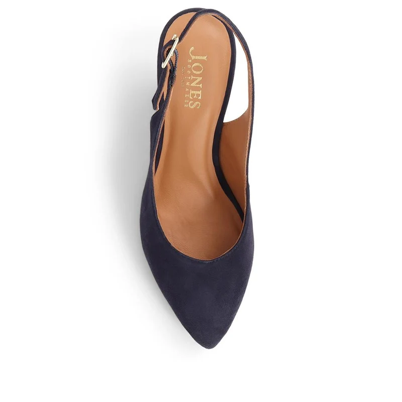 Zaria Slingback Heels - ZARIA / 325 142 - Navy