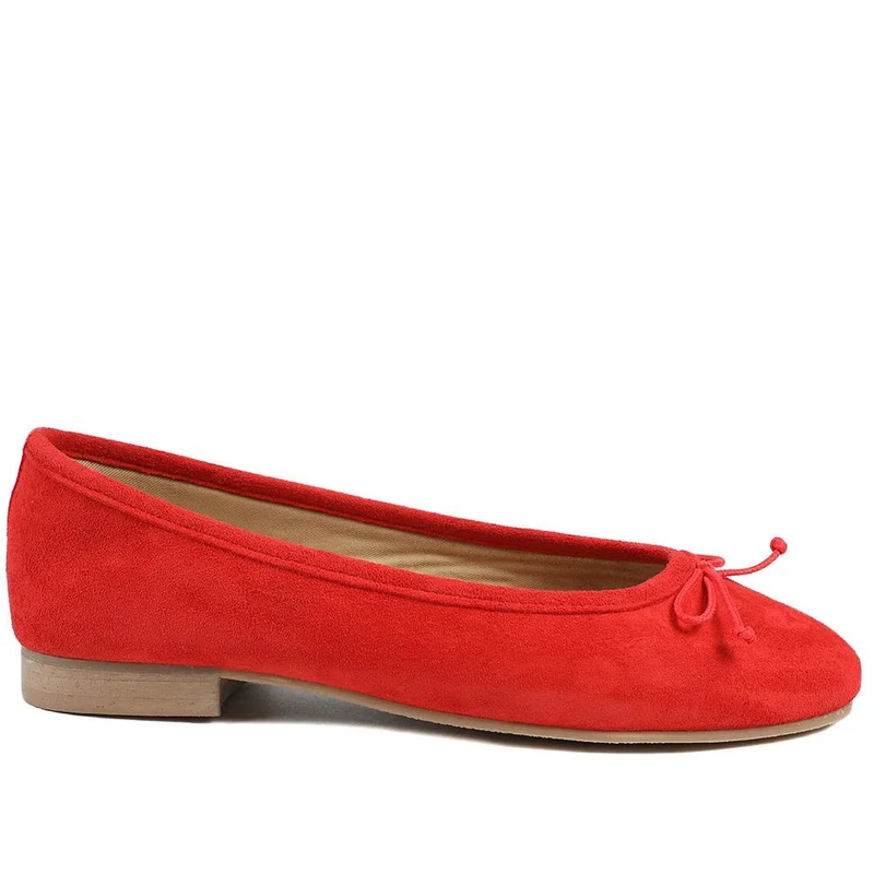 Ofelia Bow Detail Leather Pumps - OFELIA / 328 560