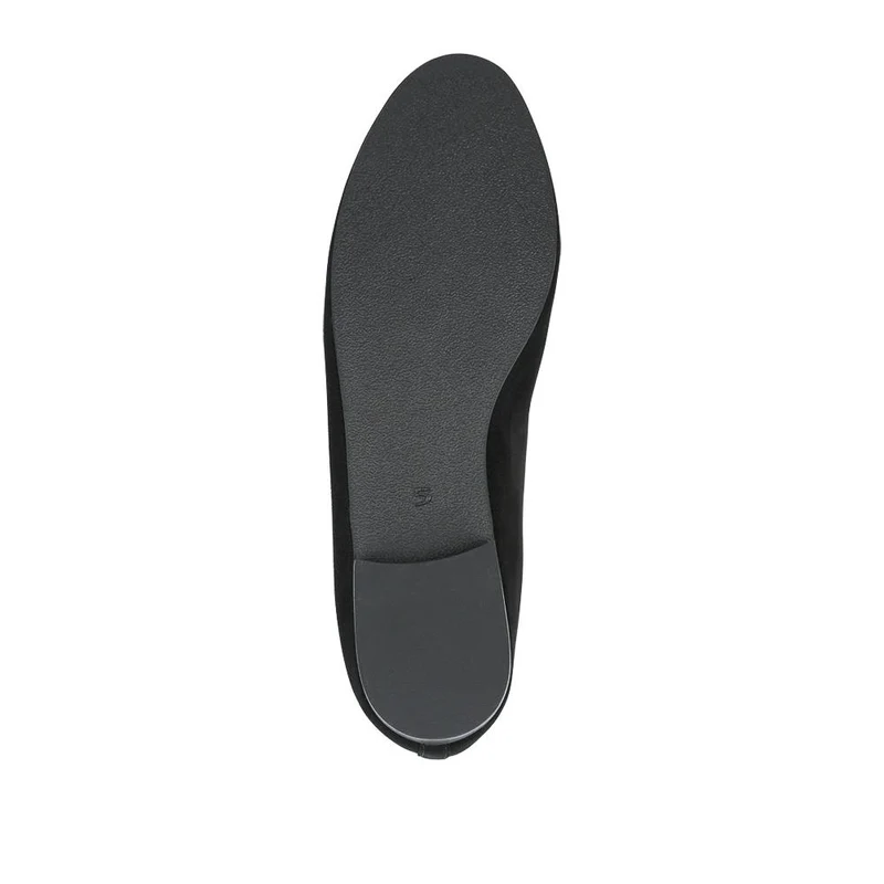 Ofelia Bow Detail Leather Pumps - OFELIA / 328 560 - Black Suede