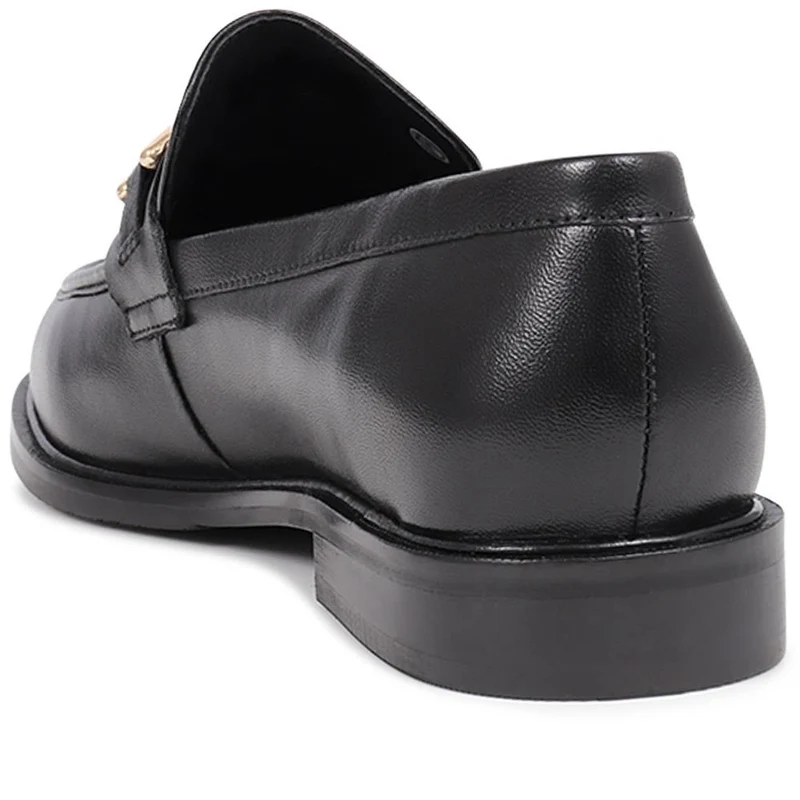 MARI Leather Loafers - MARI / 324 373 - Black