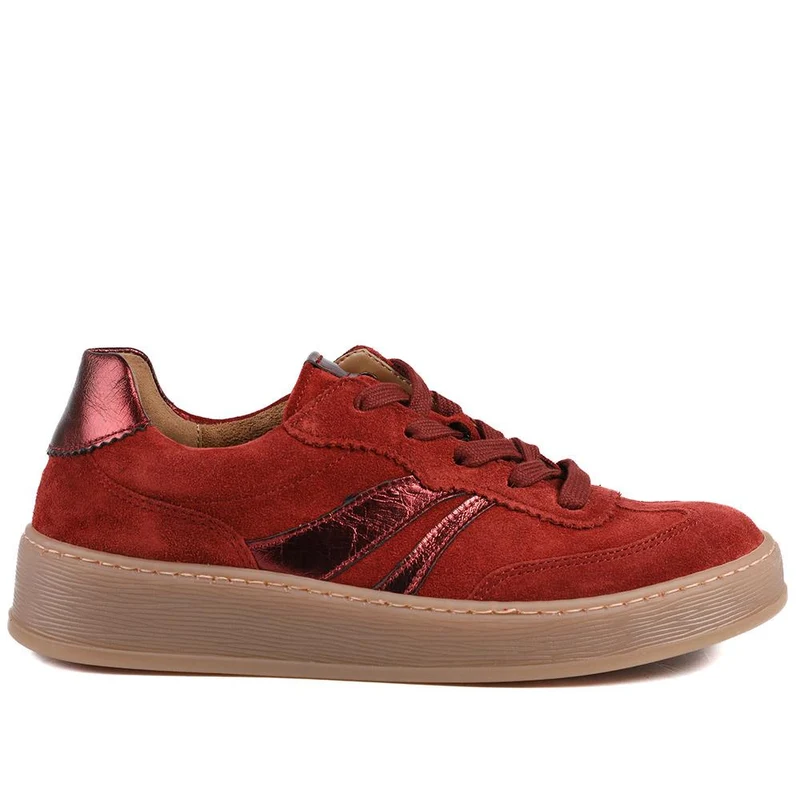 Gabor Leather Lace-Up Trainers - GAB42510 / 328 029