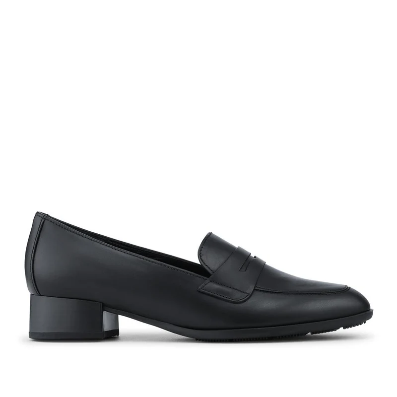 Gabor Smart Leather Heeled Penny Loafers - GAB42538 / 328 948
