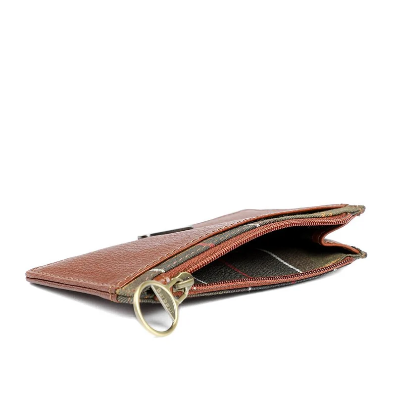 Barbour Alder Leather Card Holder - BARBR42038 / 328 031 - Brown