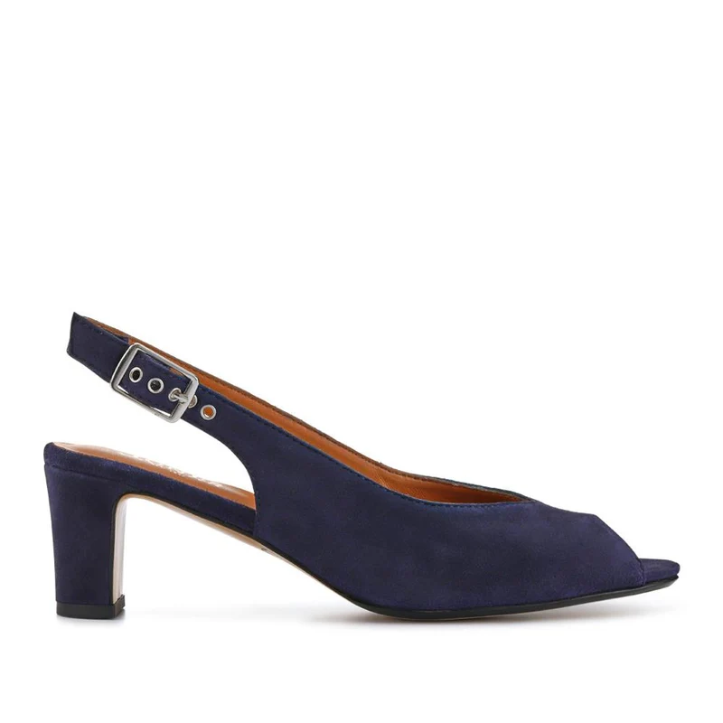 Xiomara Leather Slingback Court Shoes - XIOMARA / 327 552