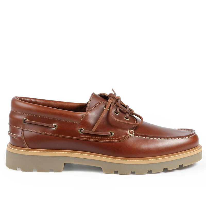 Perivale Chunky Leather Moccasins - PERIVALE / 328 812 - Cognac