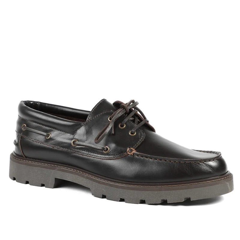 Perivale Chunky Leather Moccasins - PERIVALE / 328 812 - Dark Brown