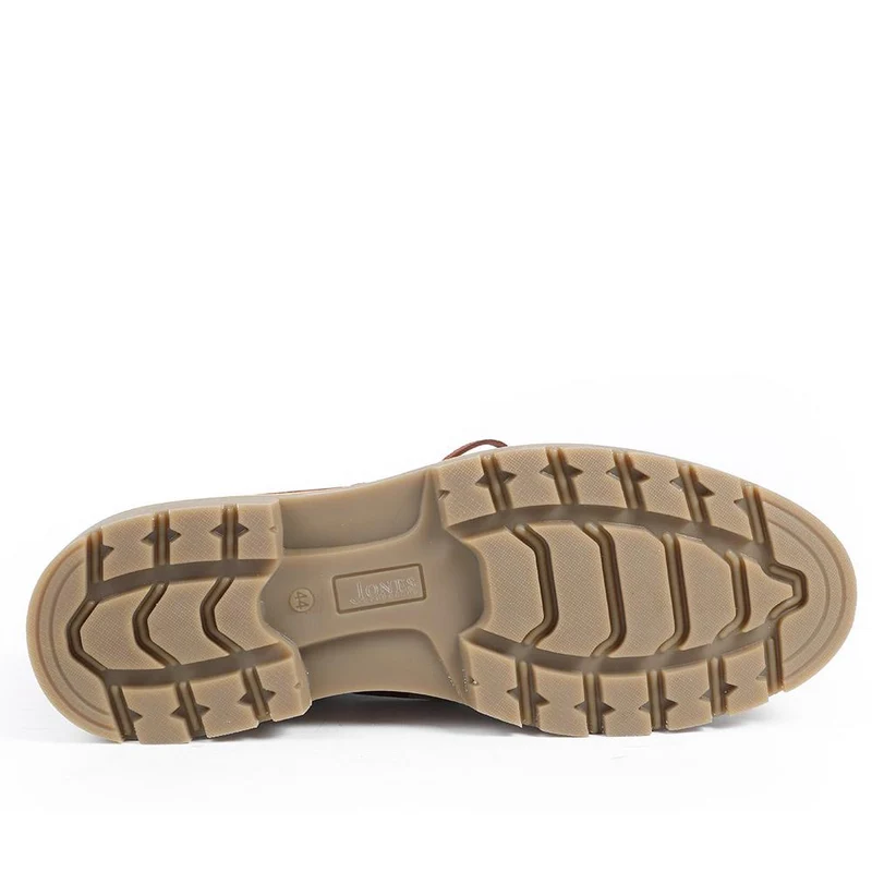 Perivale Chunky Leather Moccasins - PERIVALE / 328 812 - Cognac