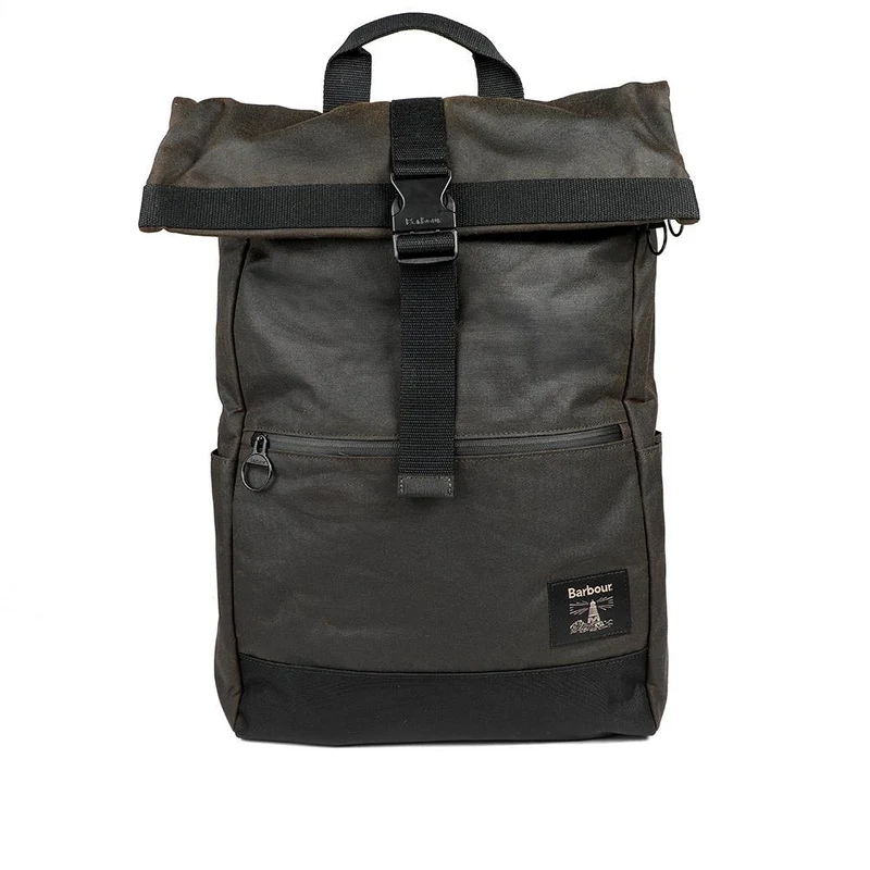 Barbour Field Wax Foldable Backpack - BARBR42035 / 328 588 - Olive Multi