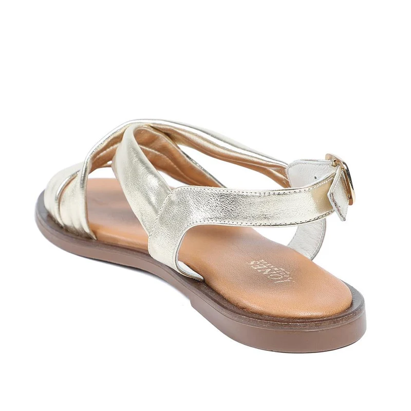 Hali Leather Sandals - HALI / 325 324 - Gold