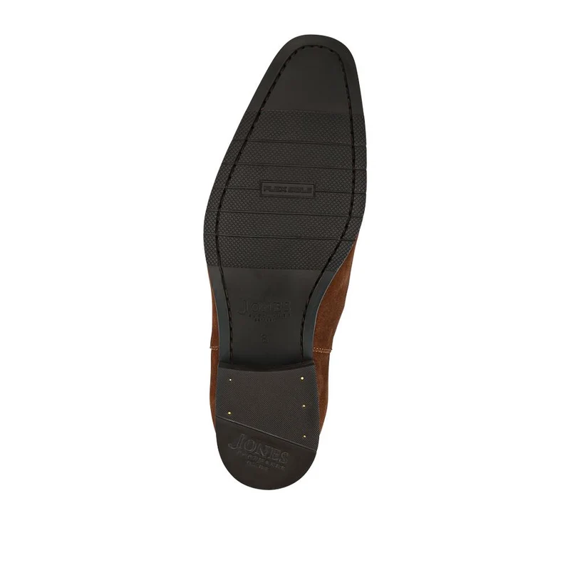Leather Pointed-Toe Chelsea Boots - FAIRFORD / 328 630 - Brown Suede
