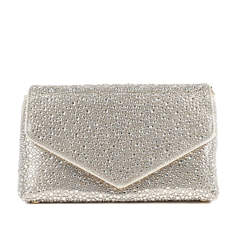 Vertigo Touch Fasten Embellished Clutch Bag - VERTIGO / 328 606