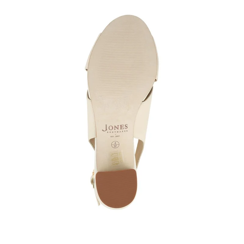 Geenah Smart Leather Slingback Sandals - GEENAH / 329 037 - Off White Nubuck