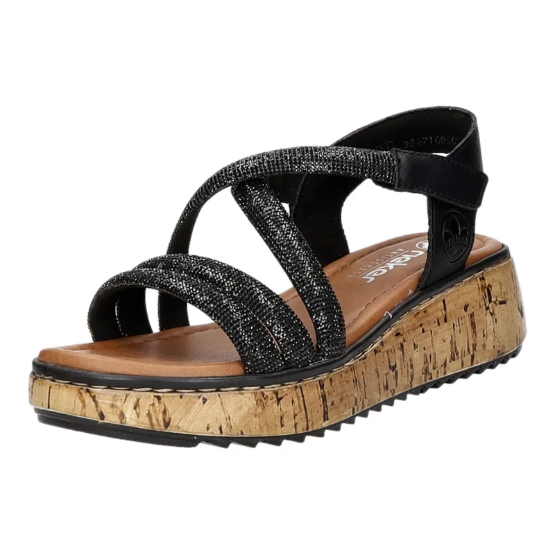 Rieker Keil Sandalette ab 30mm Sohlenhöhe