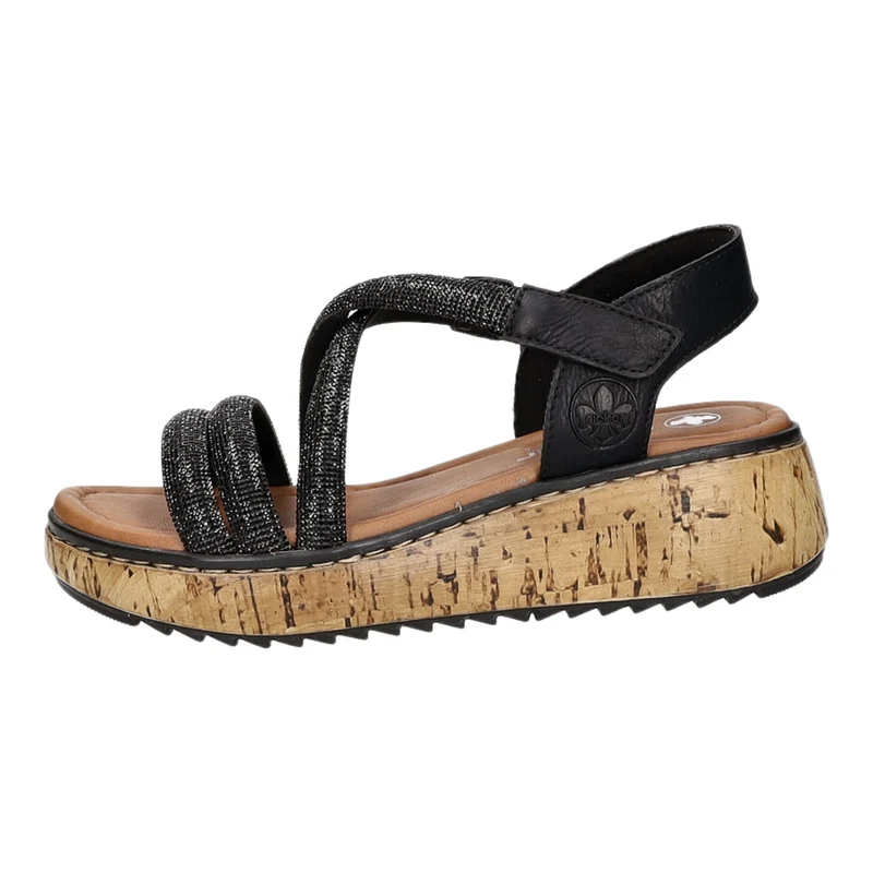 Rieker Keil Sandalette ab 30mm Sohlenhöhe
